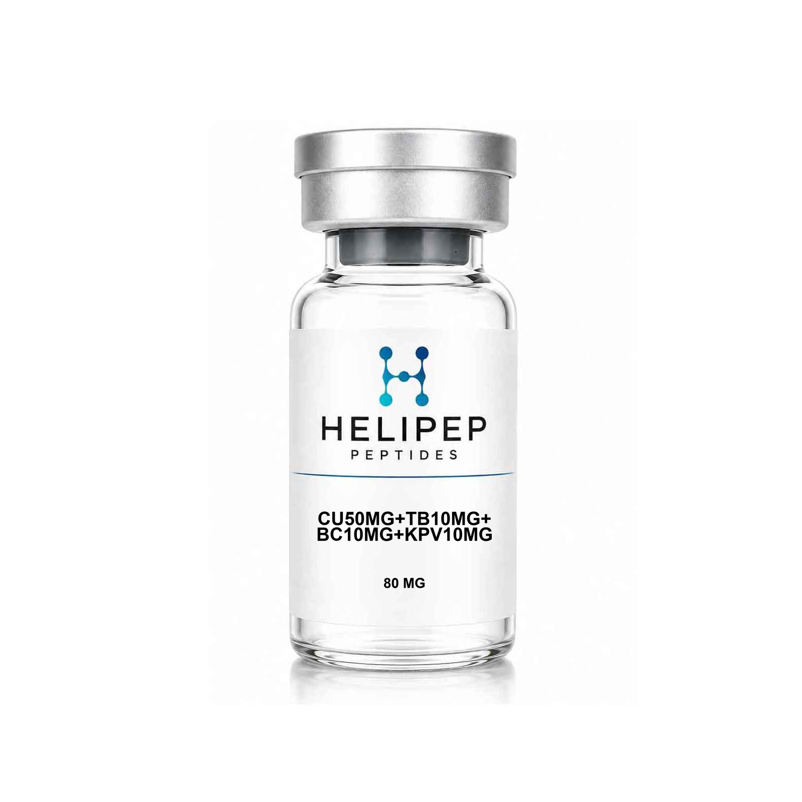 042_KLOW80 BPC-157 + GHK-Cu + TB-500 + KPV Blend, 80 mg, For Research Applications - Image 1