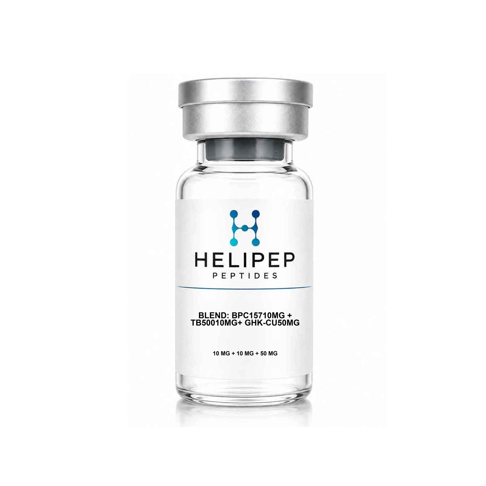 129_BBG70 BPC-157, TB-500 and GHK-Cu Blend, 70 mg, For Research Applications - Image 1