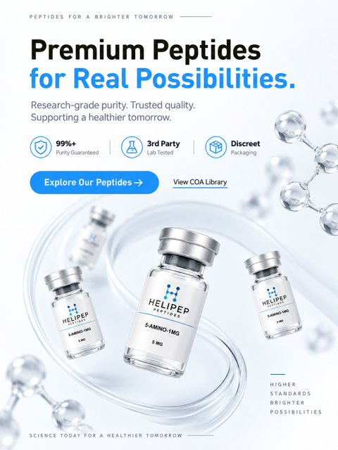 Helipep Peptides mobile research materials